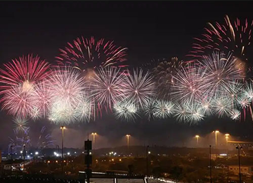 宕昌县焰火晚会